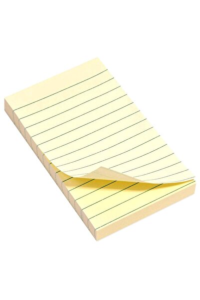 OEM Notite Adezive Galbene cu Dungi 7.6x12.7cm - 150F