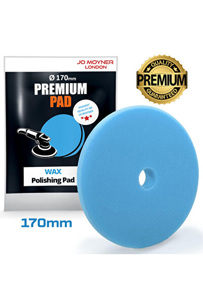 Jo Moyner Polisaj Süngeri/Pedi-Hare Giderici-170mm-Mavi-Araç Pasta Cila Wax P...