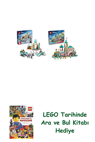 Bloomsbury مجموعة ديزني 90 (43256 + 43267) + كتاب البحث والبحث كهدية