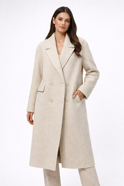 ayriss Kase Dokulu Kalsik ve Zarif Kruvaze Kaban Şıklık ve Sıcaklık Bir Arada