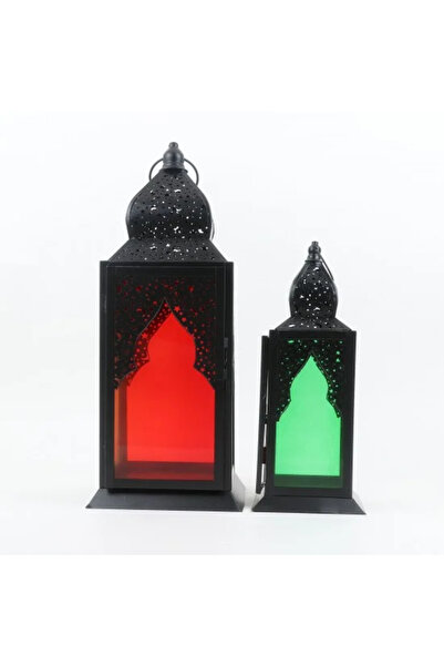 Generic 2-piece modern lantern set