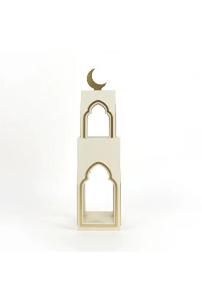 AZAF زينة خشبية رمضانية مزخرفة