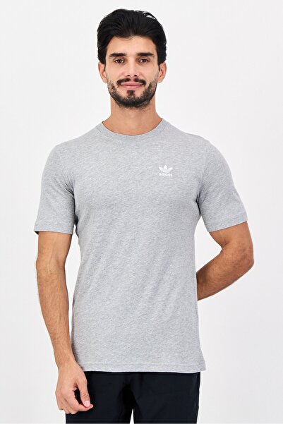 adidas Men Sportswear Fit Short Sleeve Outdoor T-Shirts, Grey