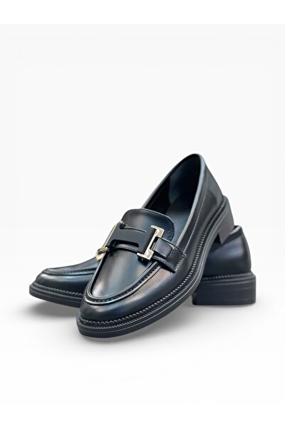 Elexus Loafer de damă cu talpă ortopedică și cataramă