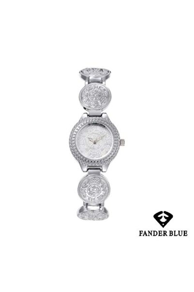 FANDER BLUE Fenderblow Women's Steel Watch with White Dial