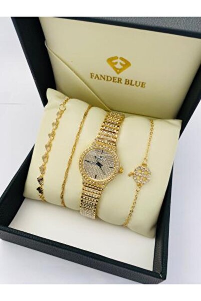 FANDER BLUE Women's Steel Bracelet Set - Fender Blue