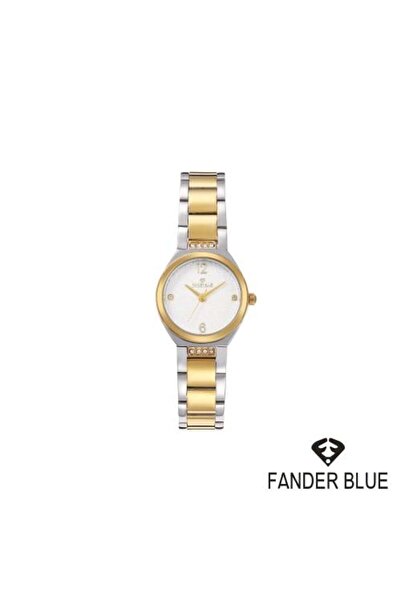 FANDER BLUE ساعة فيندربلو النسائية المصنوعة من الفولاذ