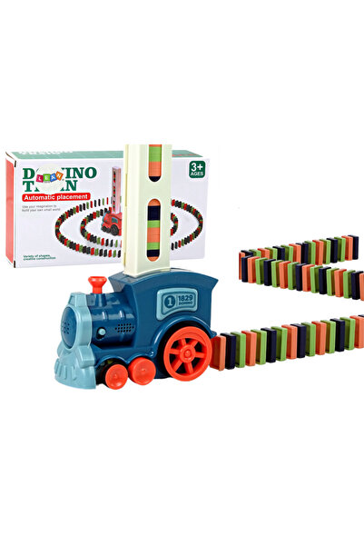 LEAN Locomotivă Domino Interactivă – Puzzle cu Sunete și Piese Colorate