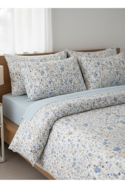 Alpateks Home طقم غطاء لحاف فردي من القطن بنسبة 100% من ميني باباتيا