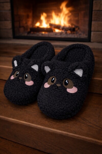 Moda Frato Teddy Bear Women's House Slippers Winter Slippers Rubber Soundless...