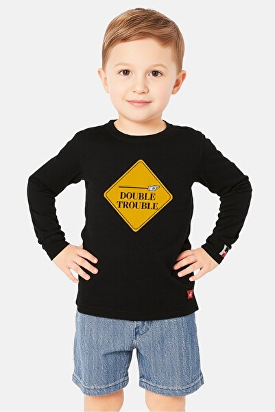 Hamleys Toddlers Boy Crew Neck Long Sleeves Graphic Print T-Shirt, Multicolor