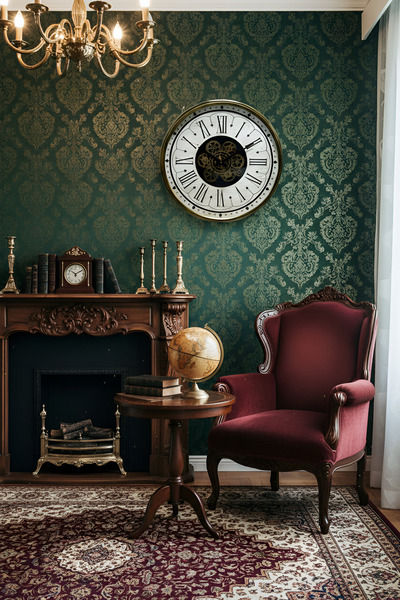 VaLumé Metal, 60cm Çarklı Duvar Saati