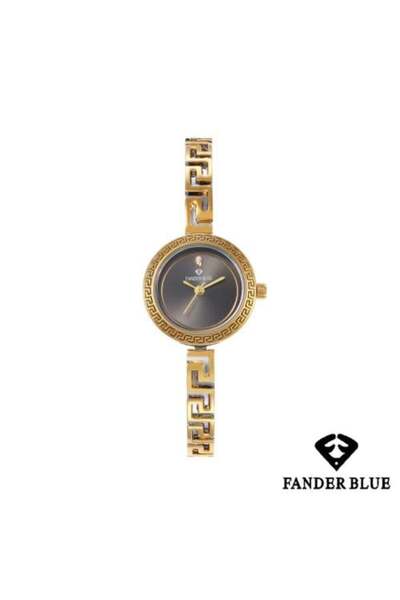 FANDER BLUE ساعة فيندربلو النسائية المصنوعة من الفولاذ مع مينا أسود