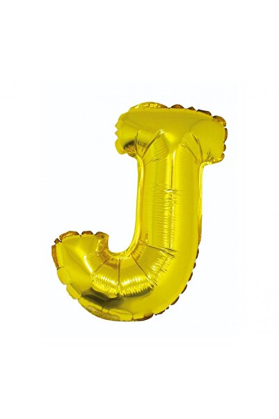 Dharst Balon Folie 35 cm - Litera "J", Auriu