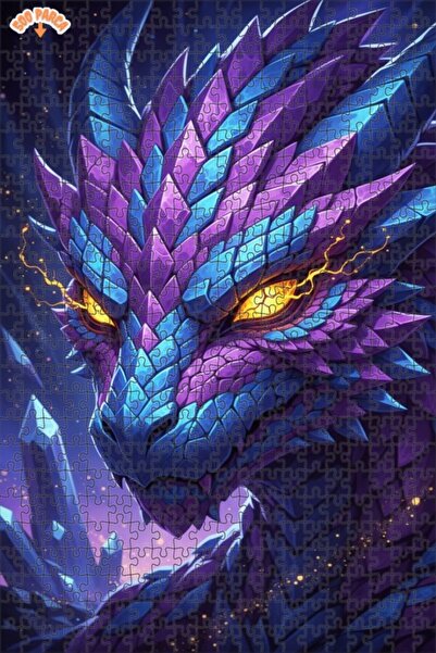 Teona Ahşap لغز خشبي بإطار مزدوج الطبقات من كريستال دراغون آرت 500 قطعة 50x30