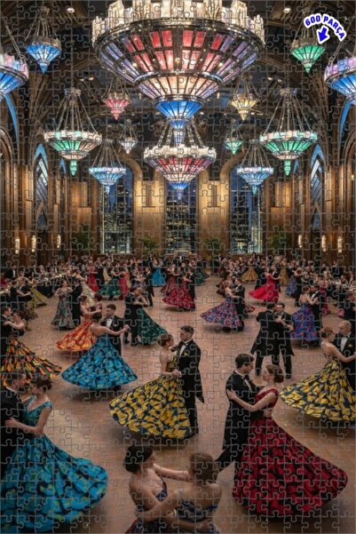 Teona Ahşap لغز خشبي بإطار مزدوج الطبقات بمظهر ثريا كريستالية لقاعة الرقص 600...