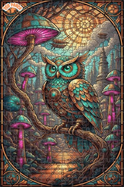 Teona Ahşap لغز خشبي بإطار مزدوج الطبقات من ستيمبانك بويتش ديزت، 250 قطعة، 30×30