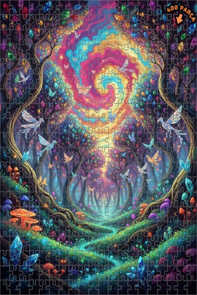 Teona Ahşap لغز خشبي مؤطر بطبقتين من فن الأحلام الكريستالية على شكل طائر الفر...