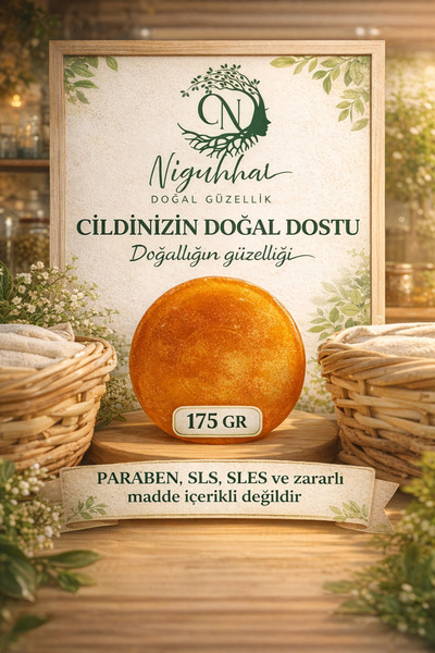 Pura Natura Niguhah Natural Beauty Round Milk Honey Soap -175 Grams-