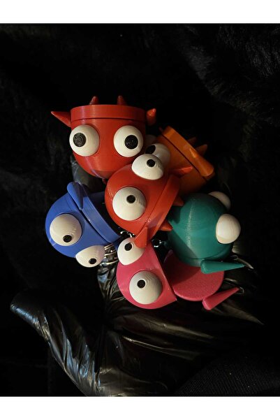 NorthEdge3D سلسلة مفاتيح شخصية ريبو - إكسسوار ملون مطبوع بتقنية ثلاثية الأبعاد