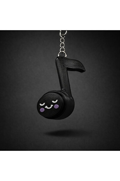 Moshu Design Musical Clicker "Eight Note" Keychain Bag Ornament Charm Accessory