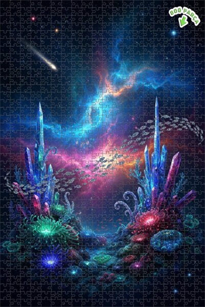 Teona Ahşap لغز خشبي بإطار مزدوج الطبقات من كريستال أورين، 800 قطعة، 70×50