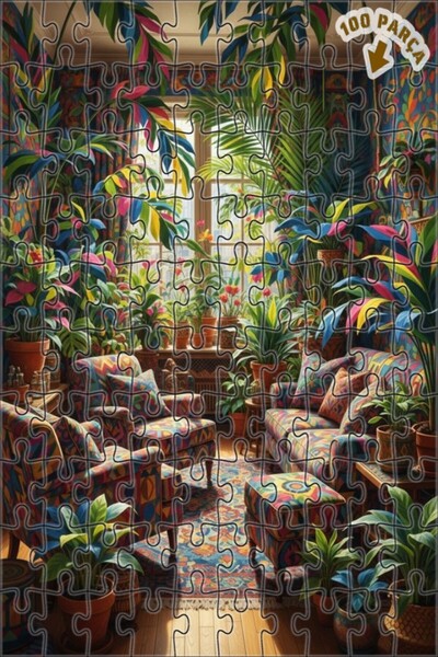 Teona Ahşap لغز خشبي بإطار مزدوج الطبقات من رينك كومبوس تروبيكال فاها 100 قطع...