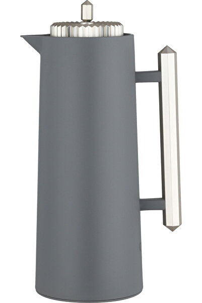 AZOZ MERCHLY Glory Lean Thermos, 1 Liter, Glass Inner Container, Push Button,...