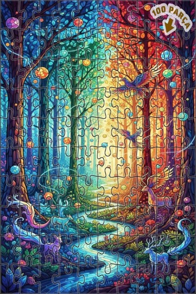 Teona Ahşap لغز خشبي بإطار مزدوج الطبقات من ماسالسي أورمان كانسترز، 100 قطعة،...