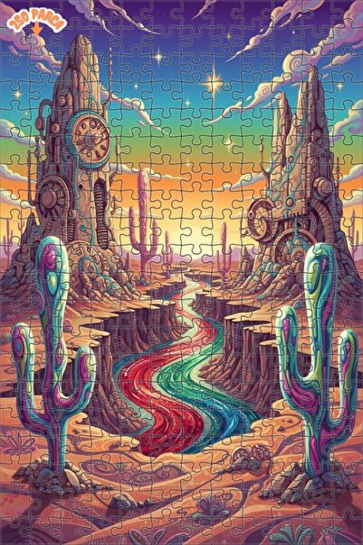 Teona Ahşap لغز خشبي بإطار مزدوج الطبقات من كريزي تشيلد ريف، 250 قطعة، 30×30