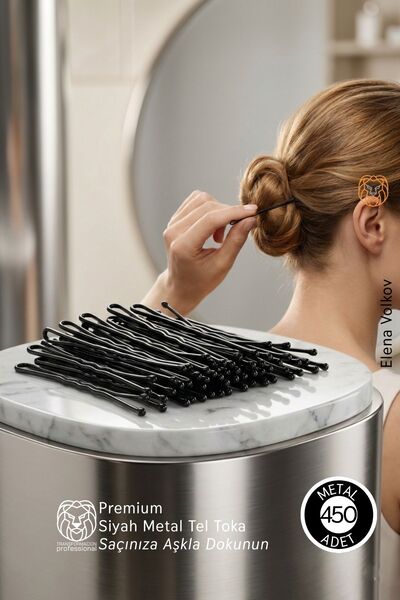 Transformacion Cataramă premium din sârmă metalică neagră – 450 bucăți set pr...