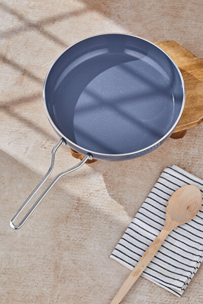 Taç Sera Feel Fireproof Non-Stick Ceramic Pan 24 cm / Gray