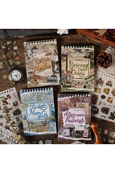 İthal E4-50 carte cu autocolante vintage retro