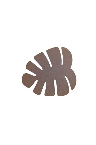 st koleksiyon hobi antika Mdf Leaf Shaped Coaster, Plate Base - Tableware Acc...