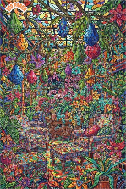 Teona Ahşap لوحة فنية ملونة للحديقة الاستوائية، لوحة زيتية ذات طابقين، لغز خش...