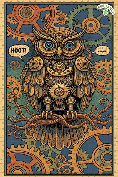 Teona Ahşap لغز خشبي مؤطر بطبقتين من ميكانيك البويه آرت 800 قطعة 70x50