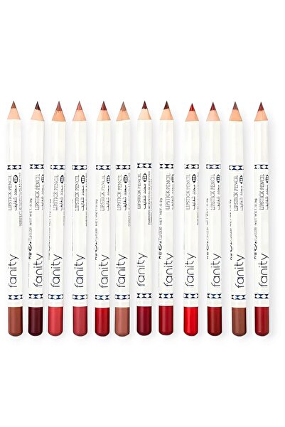 fanity Lip liners in 12 colors