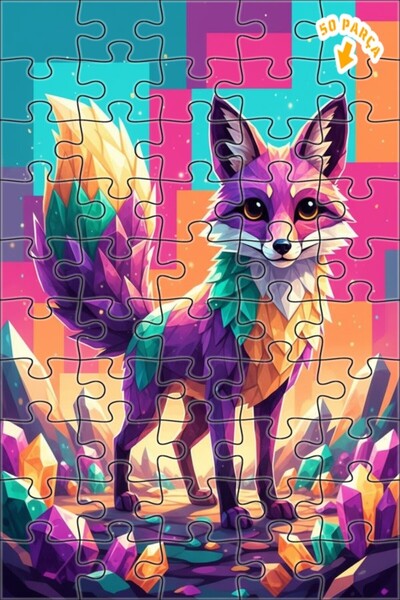 Teona Ahşap كريستال تيلك آرت 50 قطعة 15×25