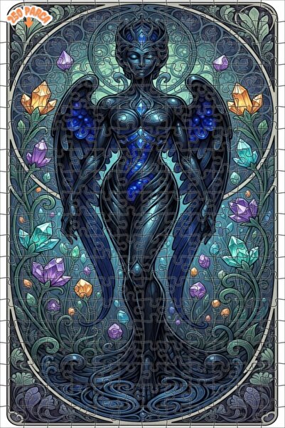 Teona Ahşap لغز خشبي بإطار مزدوج الطبقات من دارك كريستال ميلينج 250 قطعة 30x30