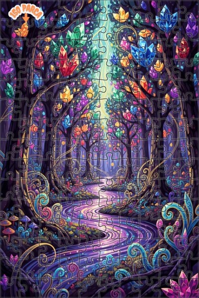 Teona Ahşap لغز خشبي بإطار مزدوج الطبقات من كريستال أورانج إن بريست 150 قطعة ...