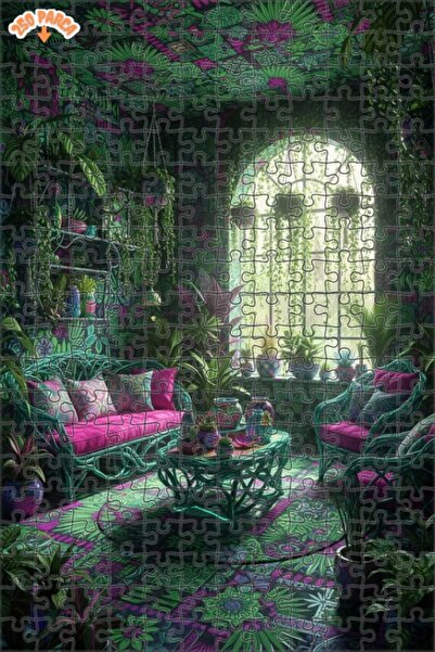 Teona Ahşap لغز خشبي بتصميم لوحة زيتية من سلسلة الأحلام الساحرة في الصحراء، ل...