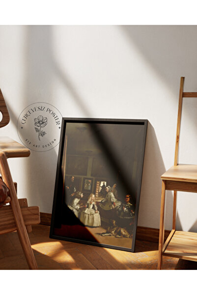 512 STORE Las Meninas Nedimeler Vintage Duvar Dekor Ev Ofis Çerçevesiz Kuşe K...