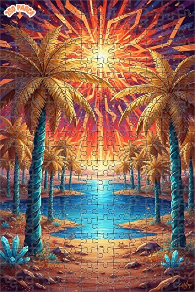 Teona Ahşap لغز فني بمظهر لوحة زيتية غامضة 250 قطعة 30×30