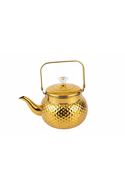 Other إبريق شاي من الفولاذ المقاوم للصدأ سعة 1 لتر ذهبي