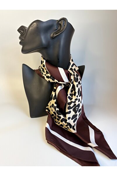 BHR AKSESUAR Patterned Square Scarf (70X70 cm)