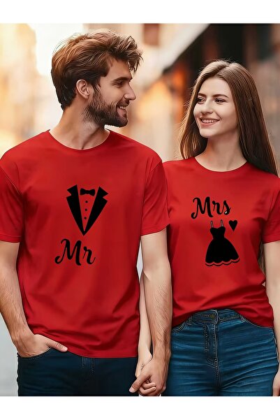 Deocept Couple Combination 1 Piece Women's Model Valentine's Day Printed Comf...