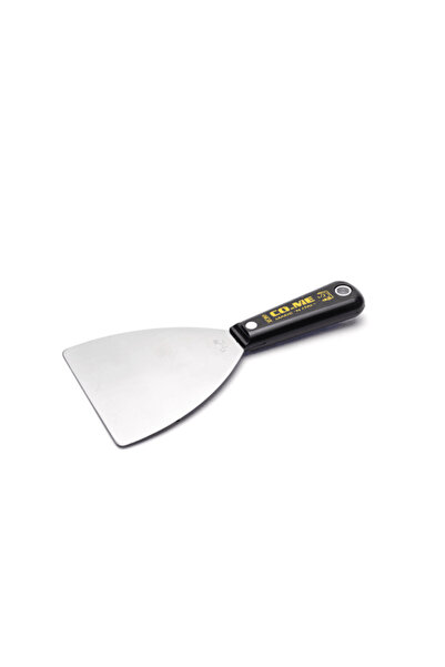 Dekorator Shiny Stainless Steel Spatula 100 mm with Rounded Corners - Profess...