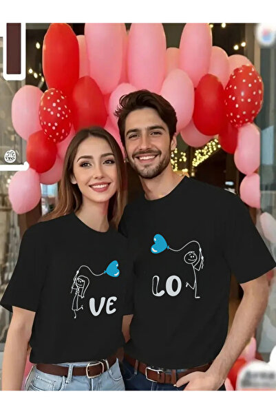 Deocept Couple Combination 1 Piece Women's Model Valentine's Day Printed Comf...