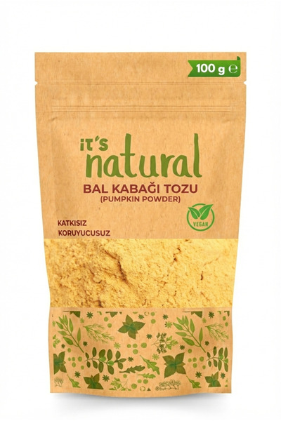 it's Natural Balkabağı Tozu Pumpkin Powder 100 G Katkısız