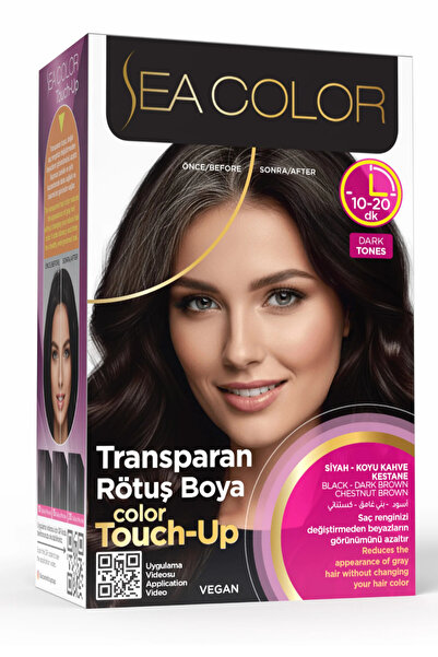 MBB ETİCARET Transparan Rötüş Boyası Siyah Koyu Kahve Kestane